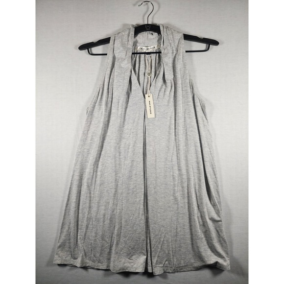 Max Studio Tops - Max Studio Womens Loose Sleeveless Gray Tank Club Casual Size Medium